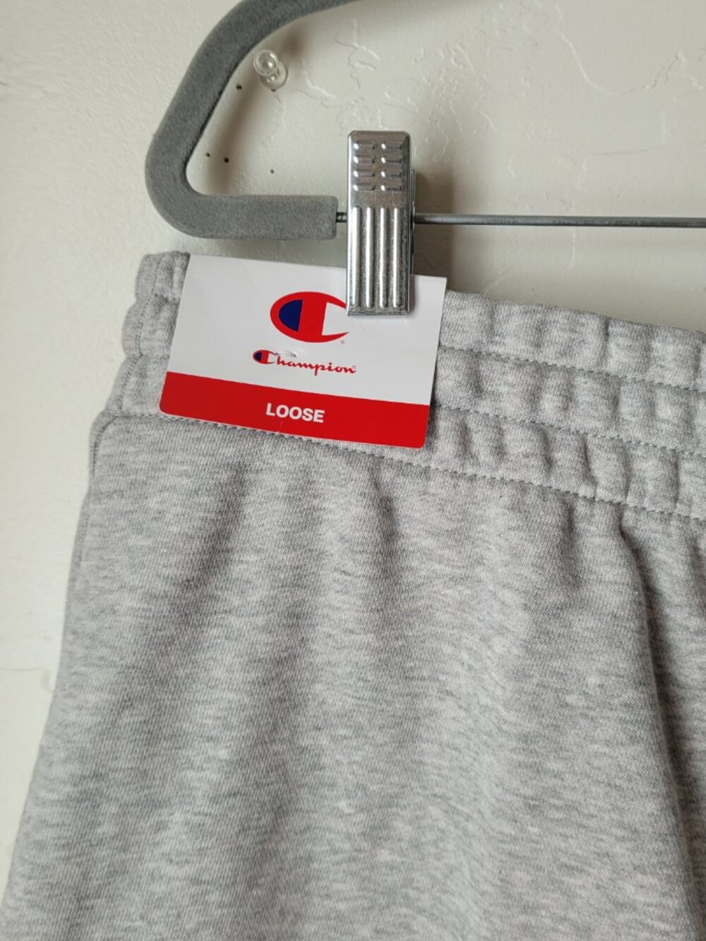 Champion Iconic Light Grey Heather Shorts - Picture 10 of 12